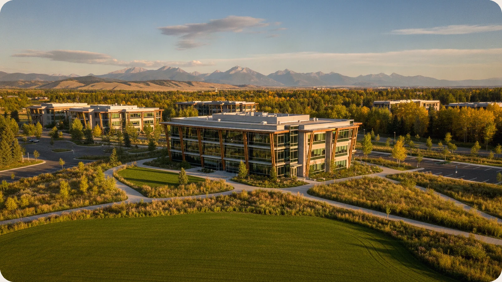 Montana business district.