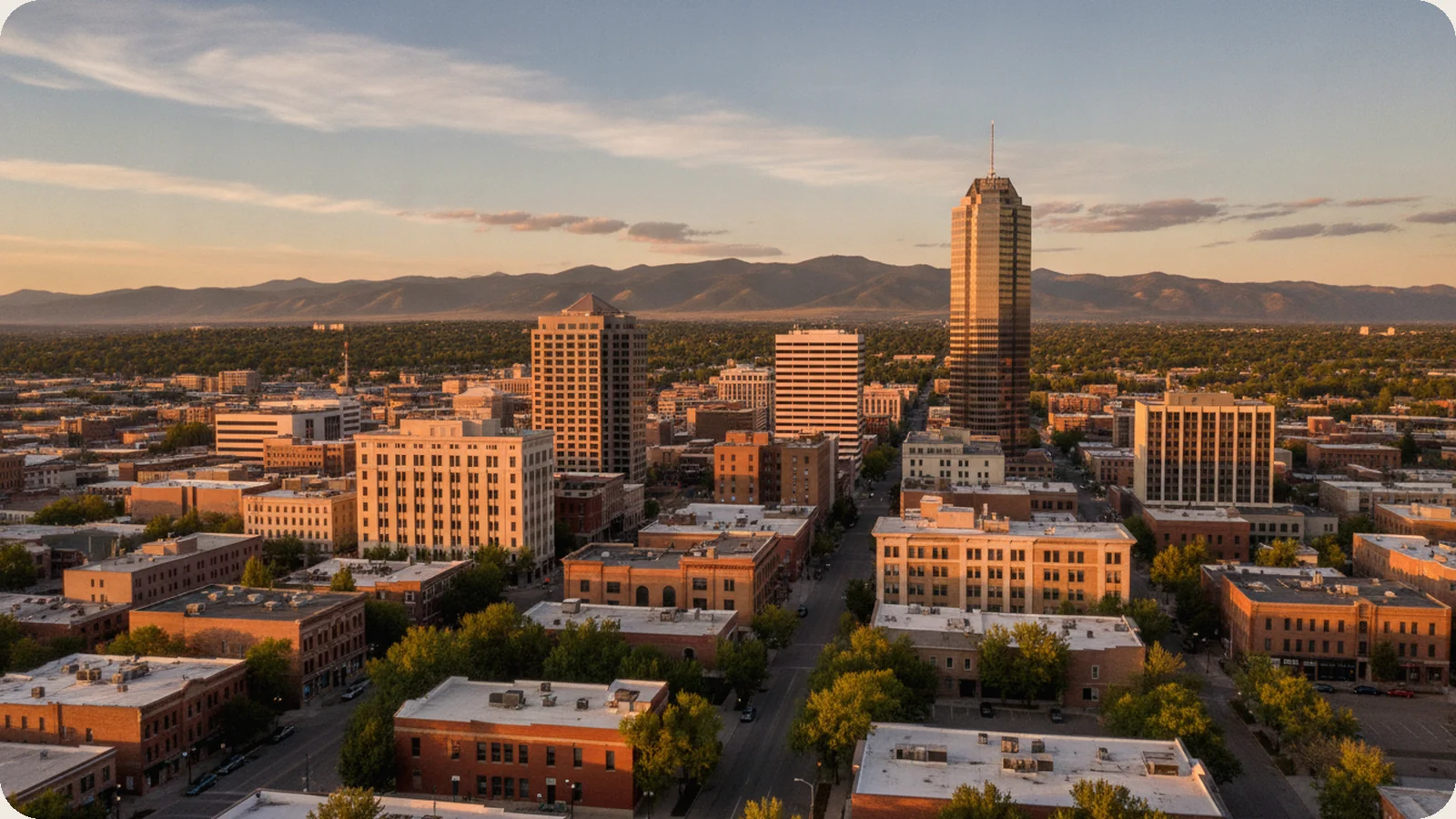 Montana business district.