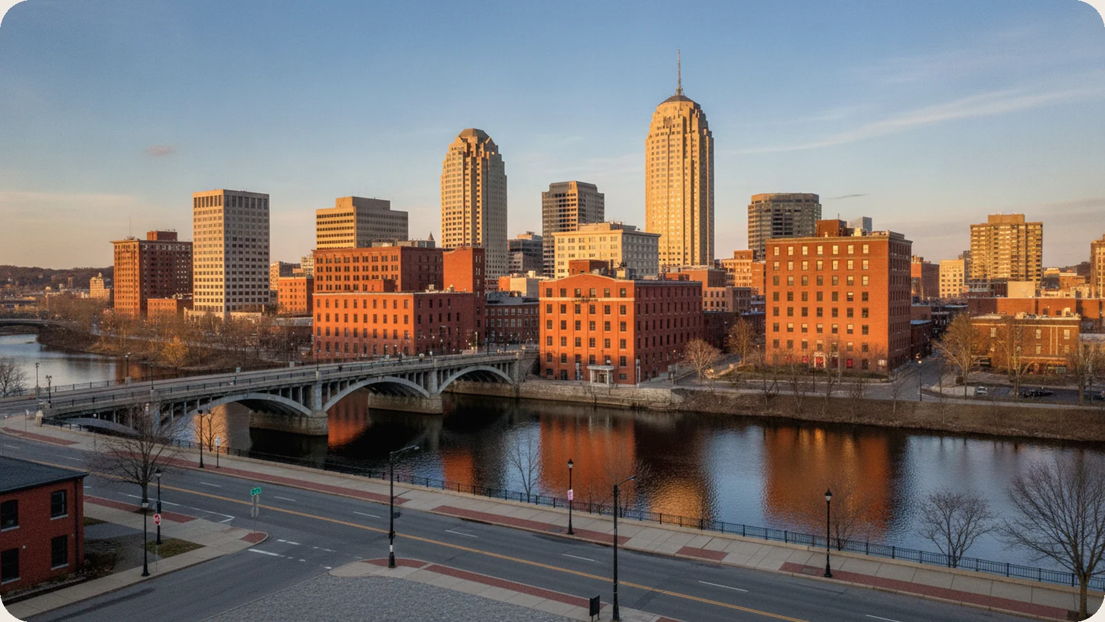 New Hampshire business district.