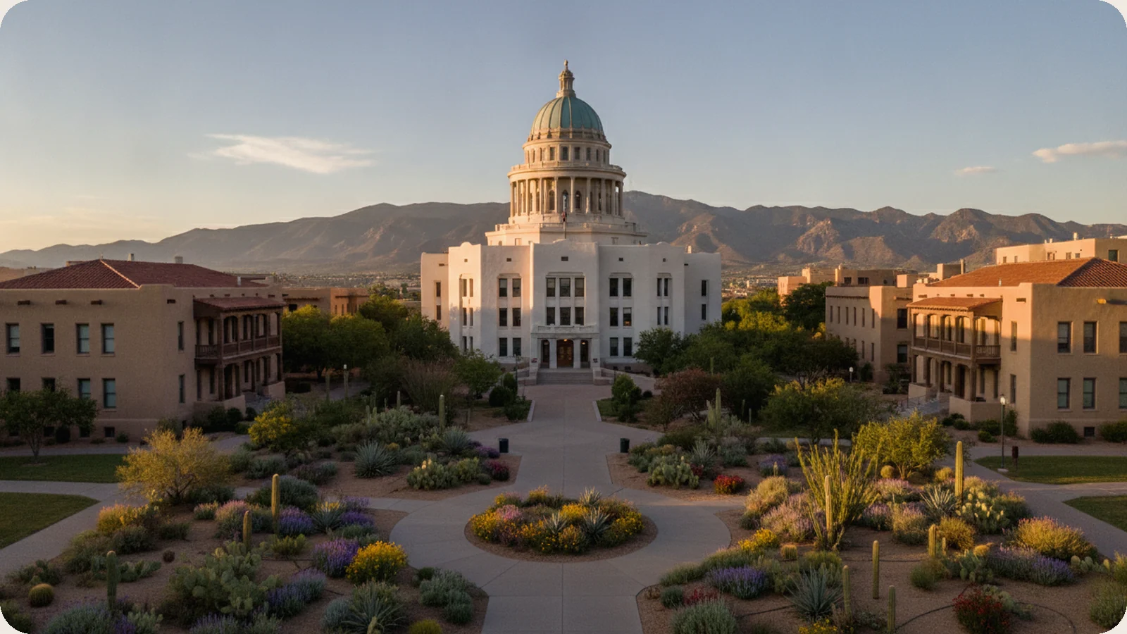 New Mexico business district.