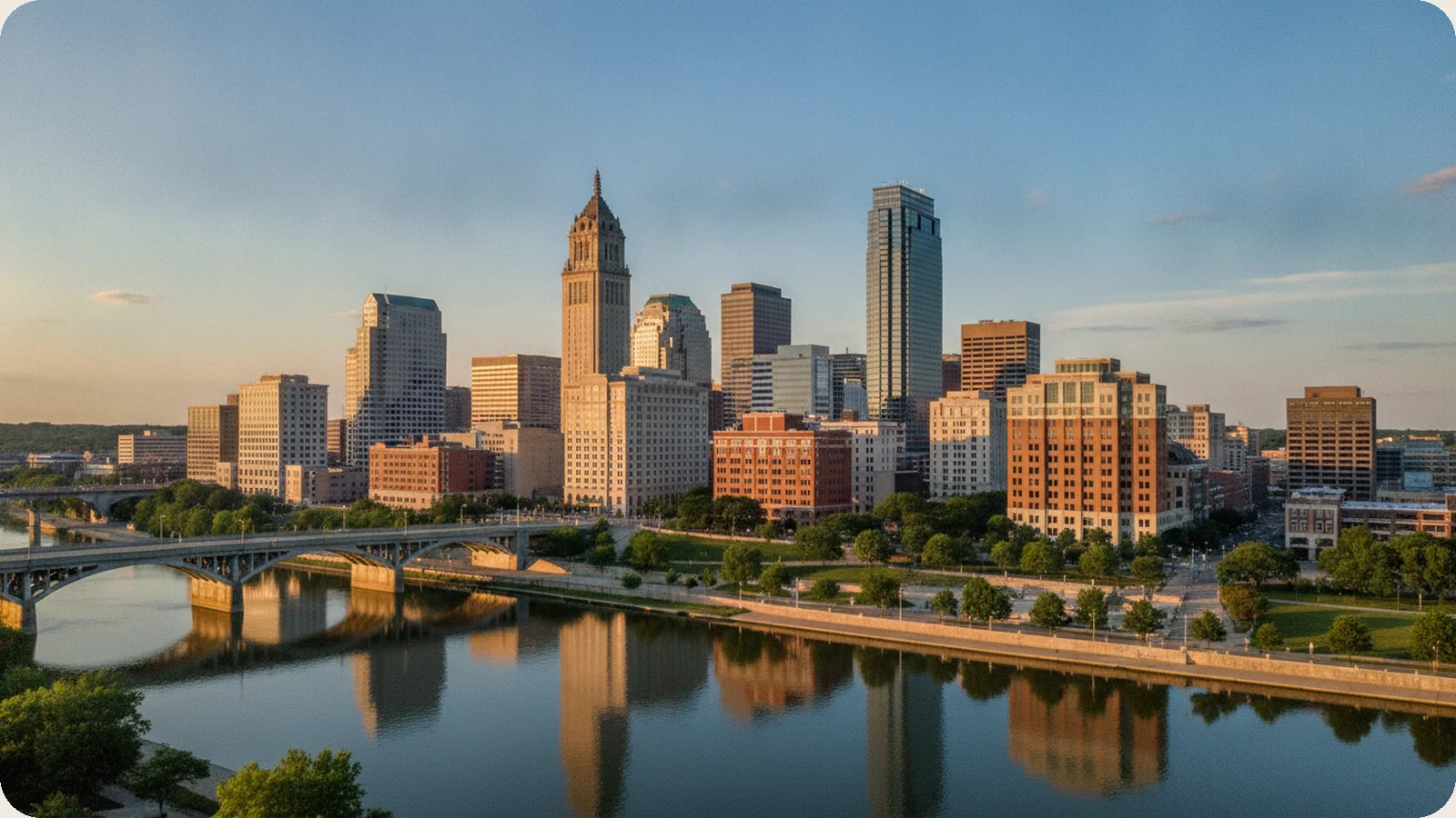 Ohio business district.