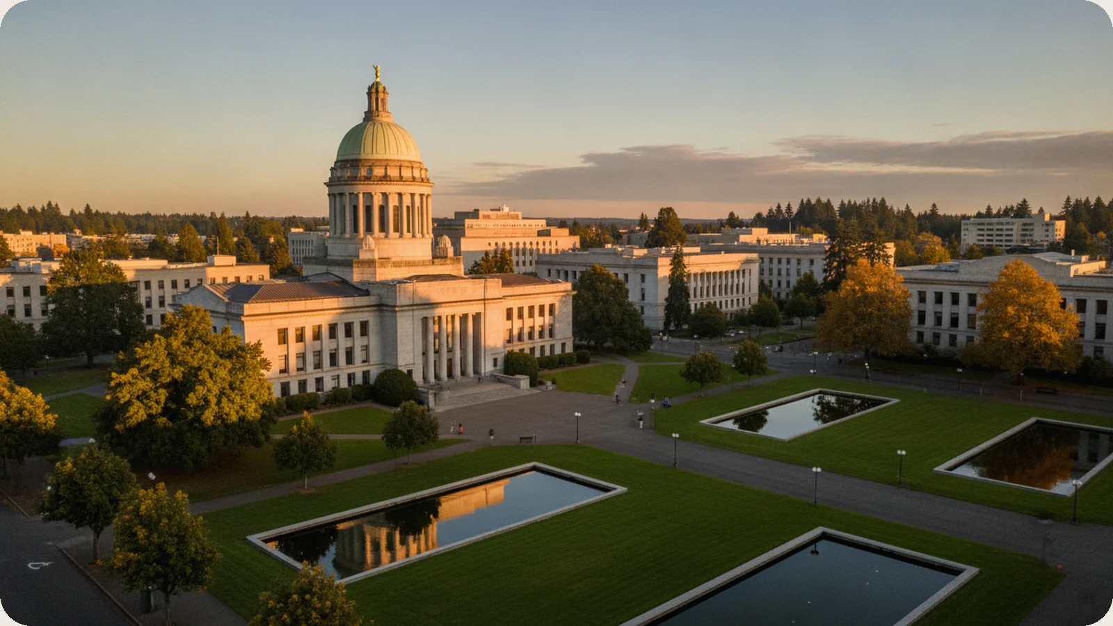 Oregon business district.