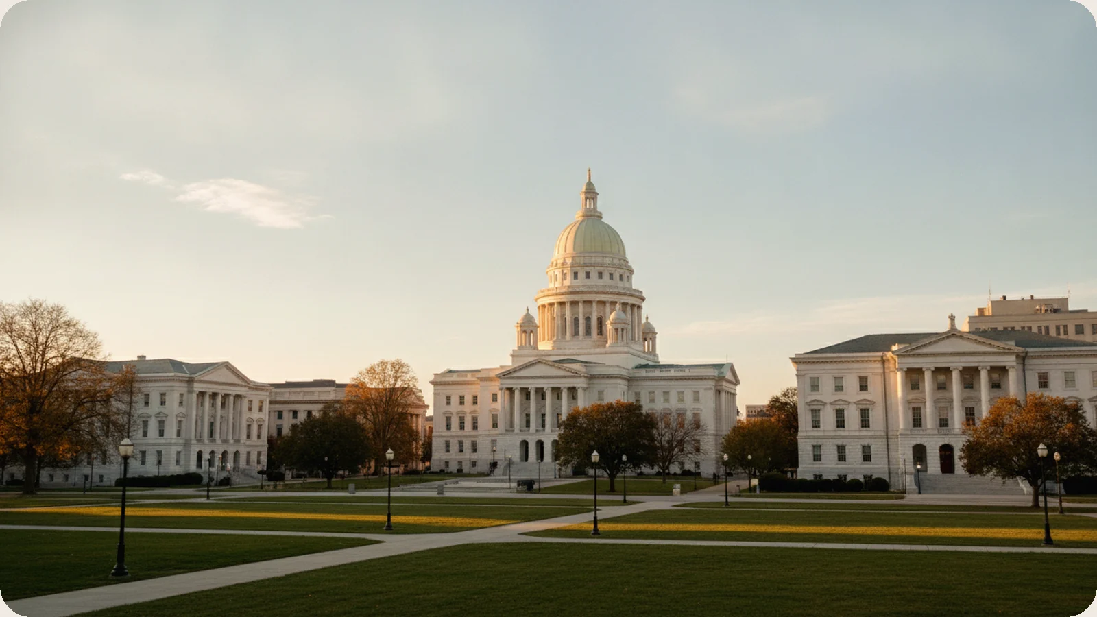 Rhode Island business district.