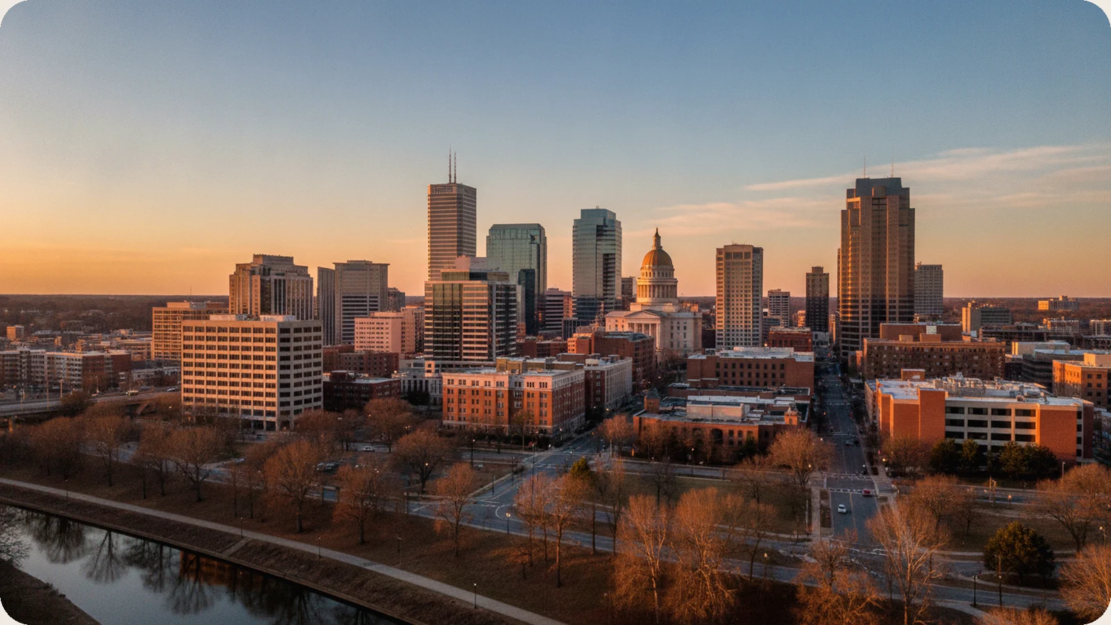 South Carolina business district.
