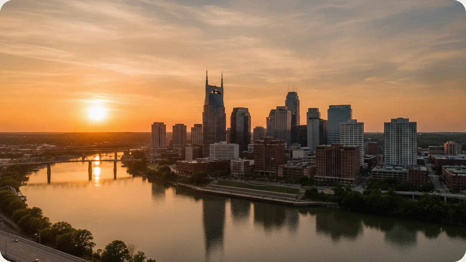 Tennessee business district.