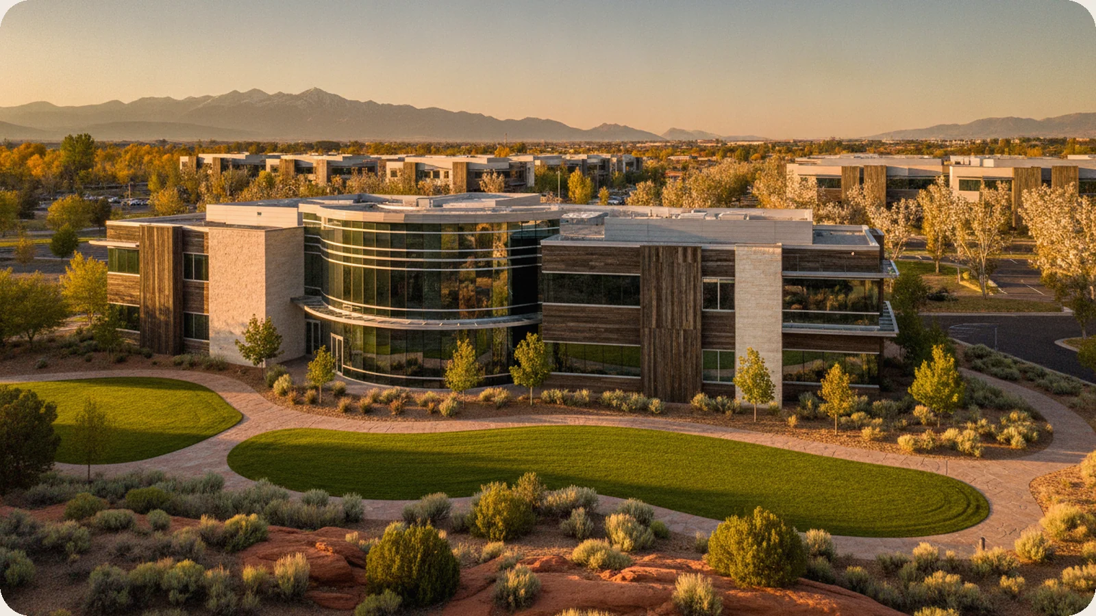 Utah business district.