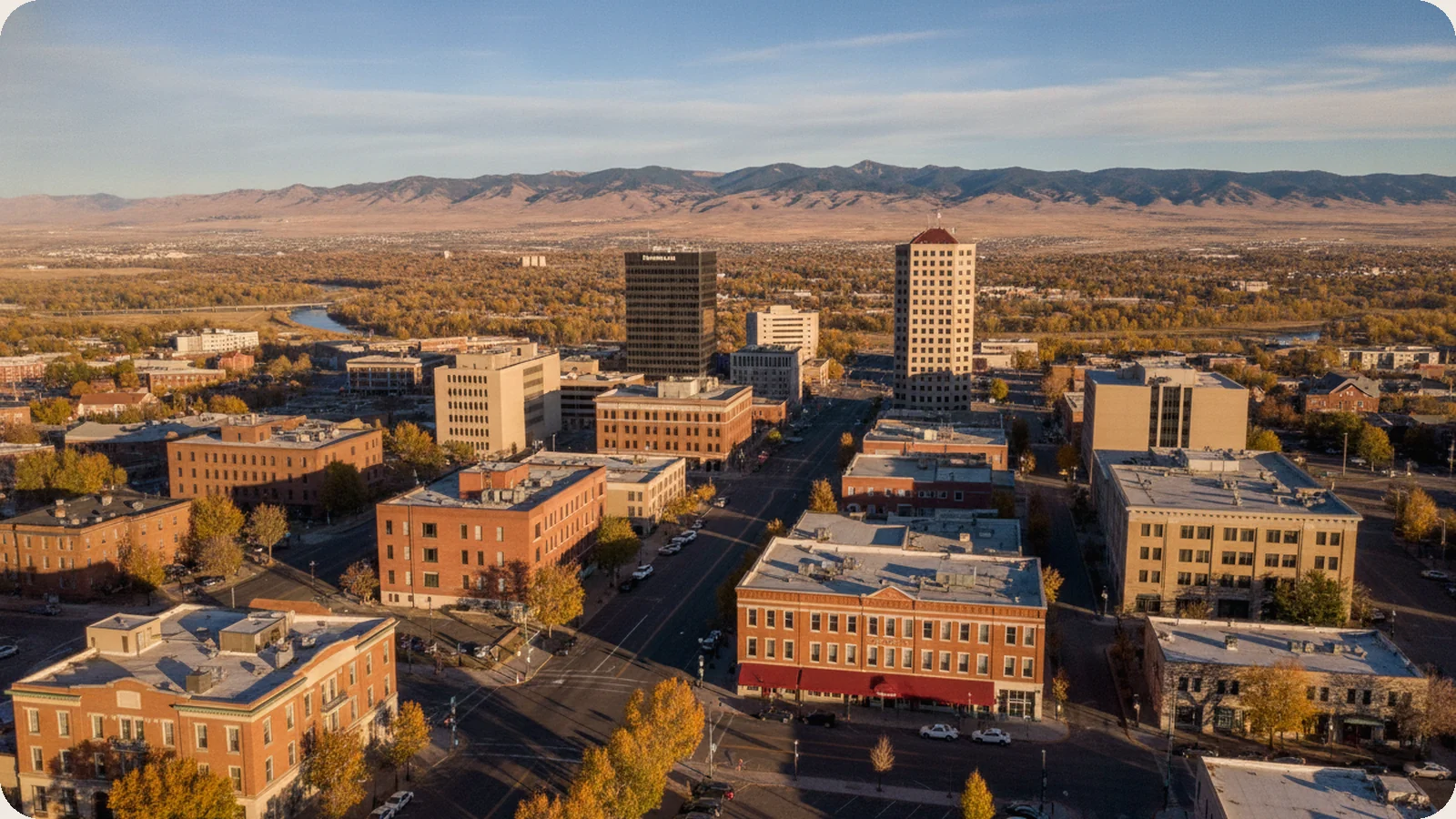 Wyoming business district.