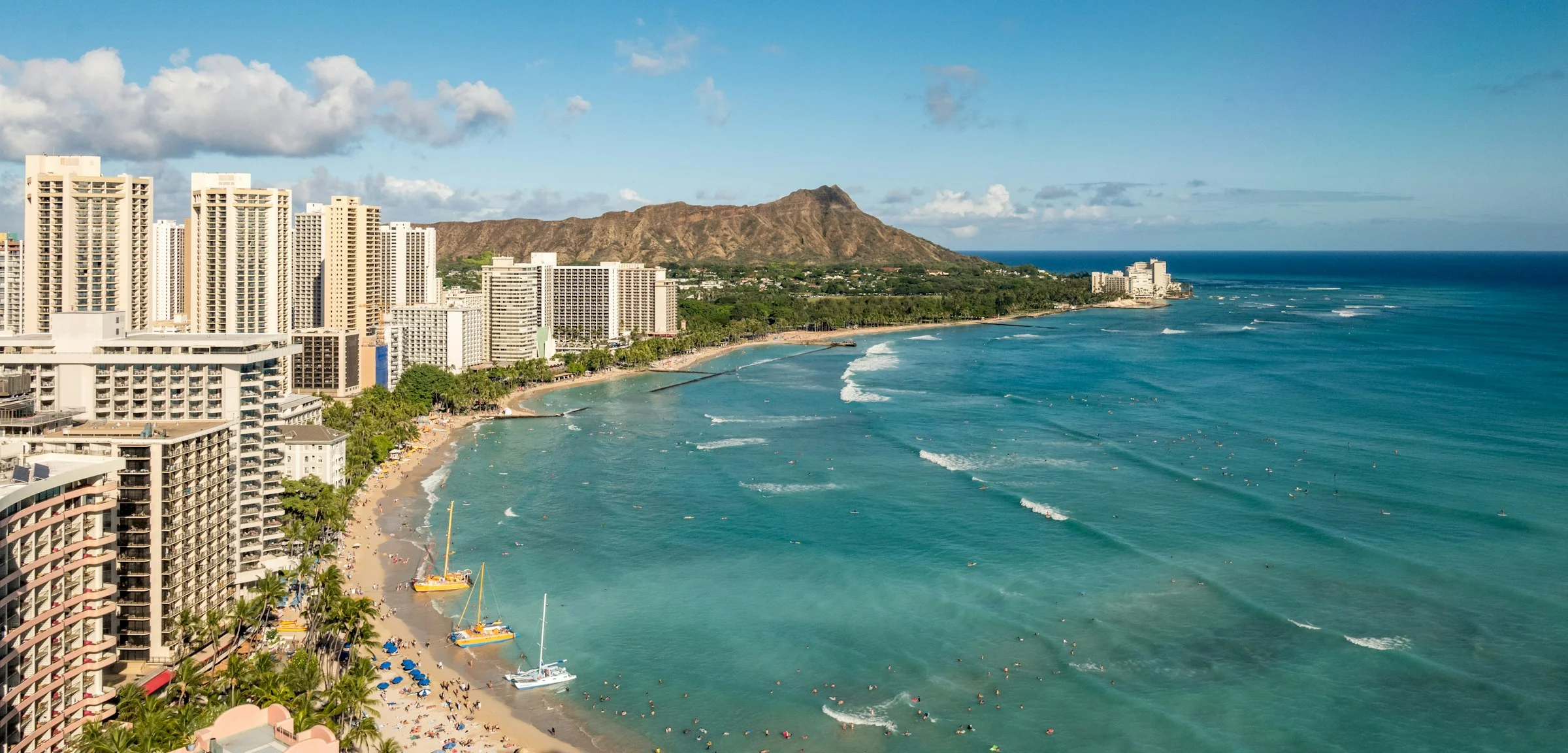 A Hawaii cityscape view representing the locale.