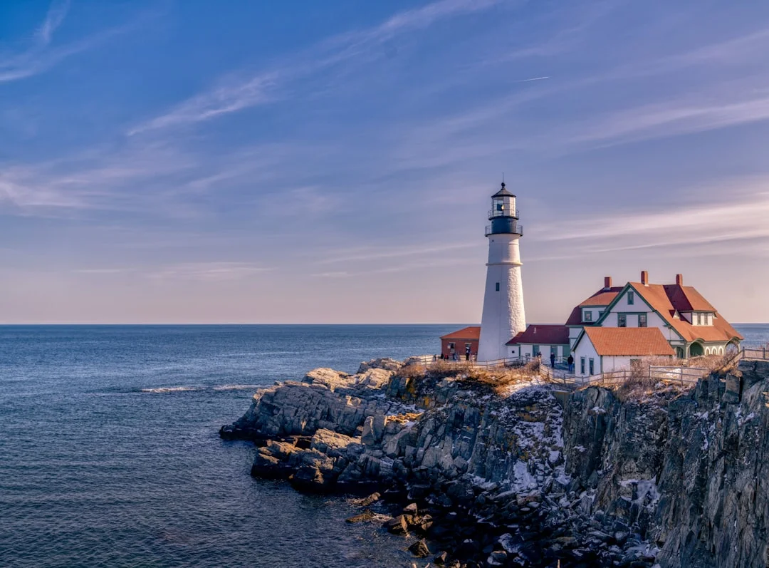 A Maine cityscape view representing the locale.