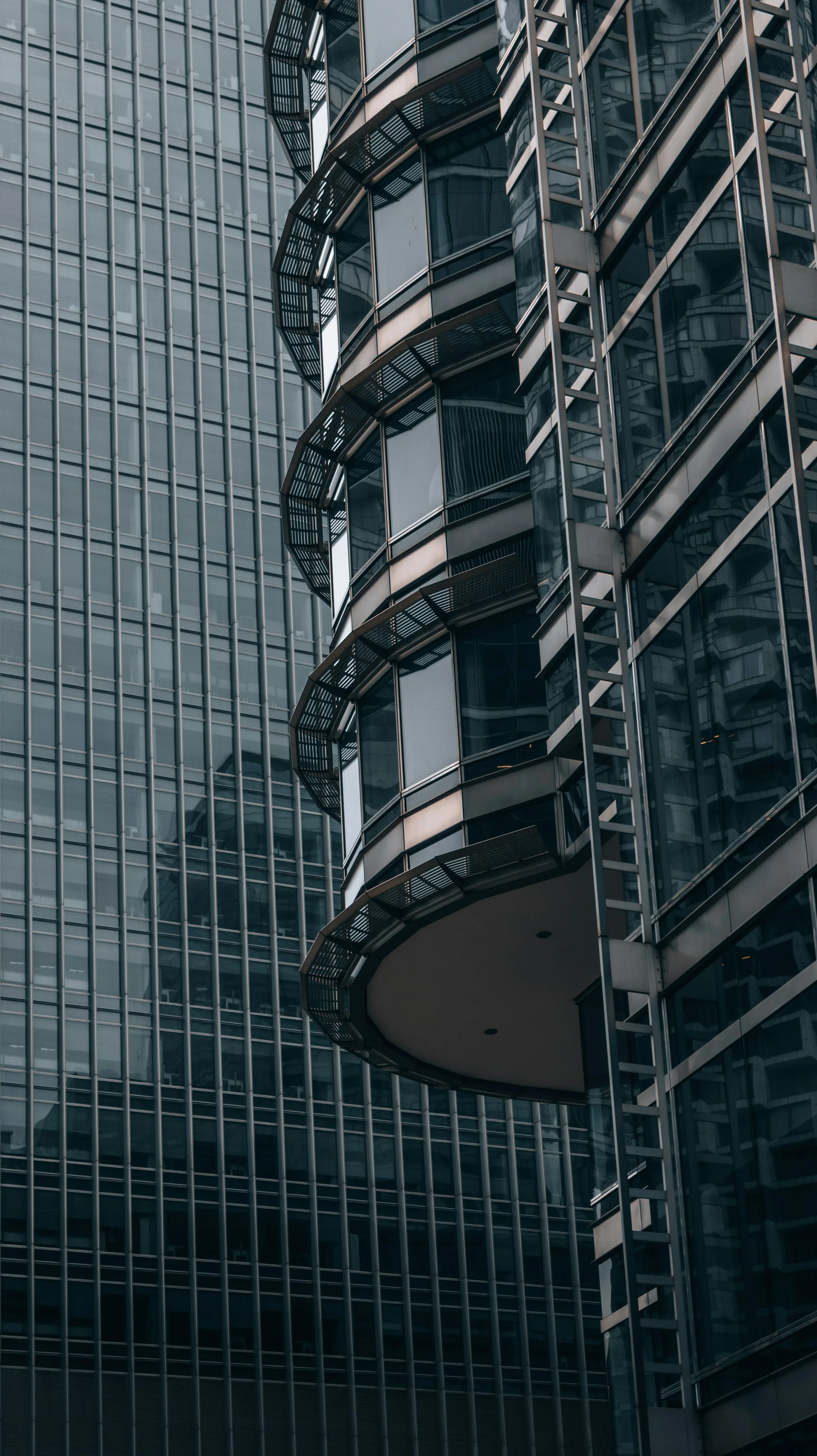 A panoramic London skyline featuring iconic financial-district landmarks.