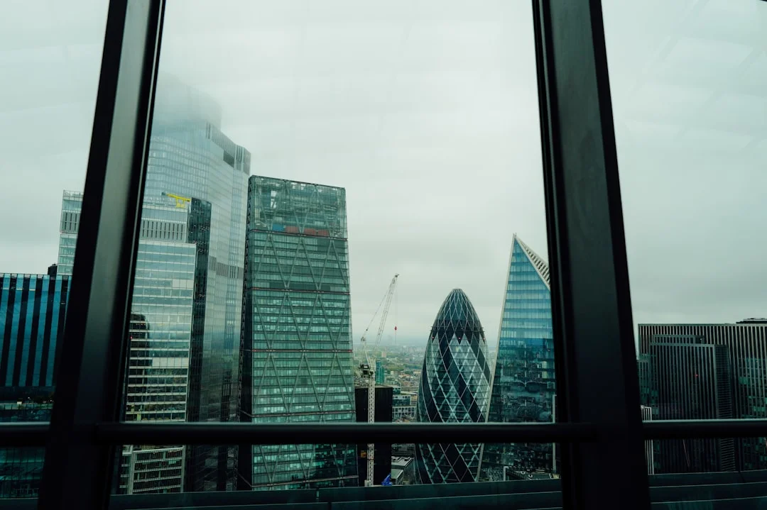 A view across the River Thames toward the City of London.