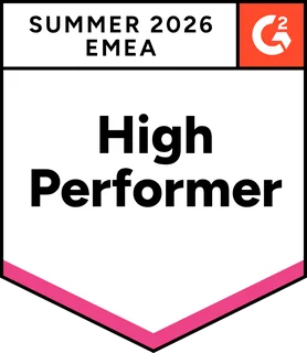 G2 High Performer, EMEA, Summer 2026
