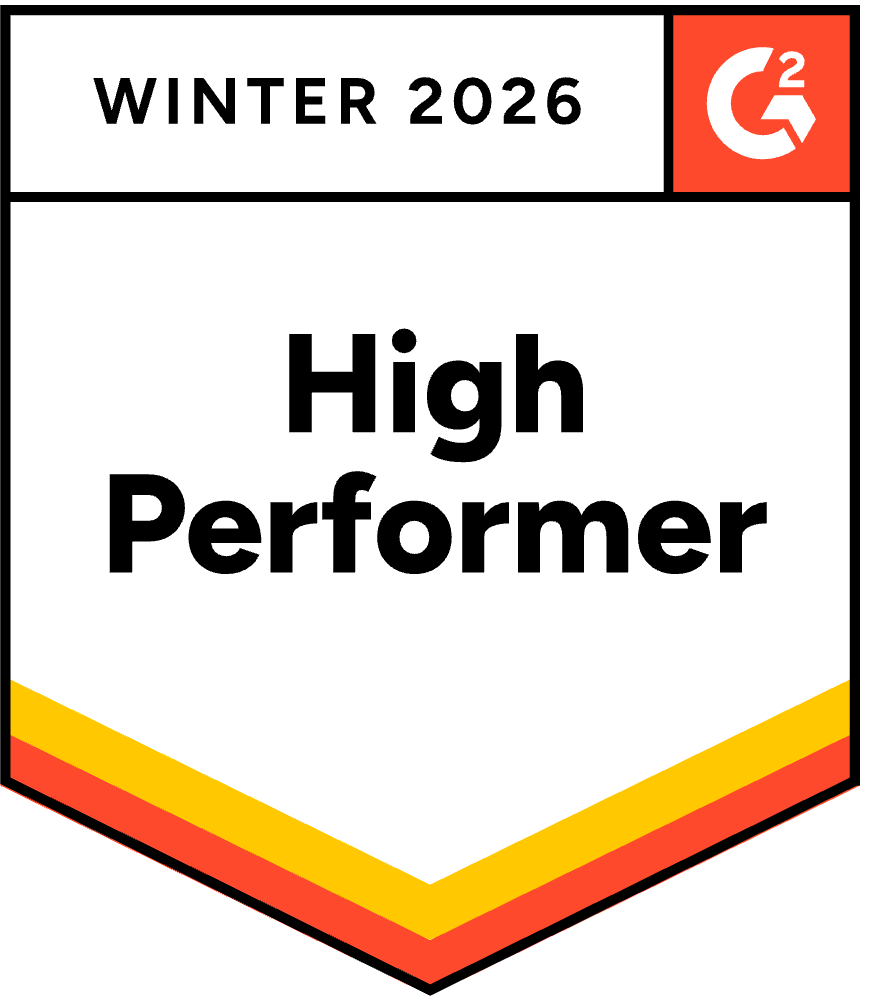 G2 High Performer, Winter 2026