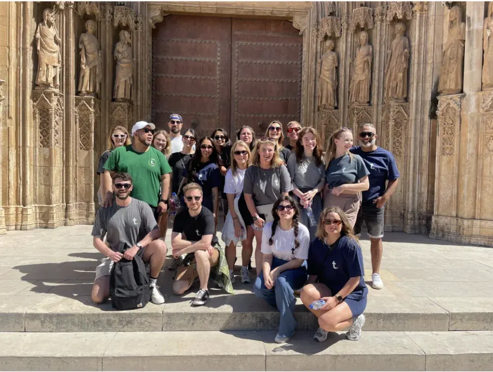 The Teamed team together in Valencia